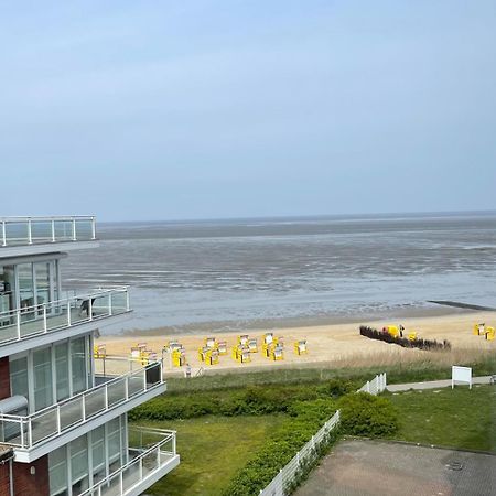 Traumhafte Ferienwohnung - Direkter Meerblick - 50M Zum Strand In Cuxhaven Duhnen In 1A Lage Im Haus Seehuette エクステリア 写真